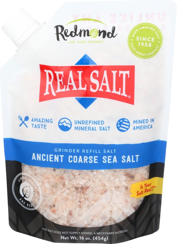 slide 1 of 1, Redmond Ancient Coarse Sea Salt 16 oz, 16 oz
