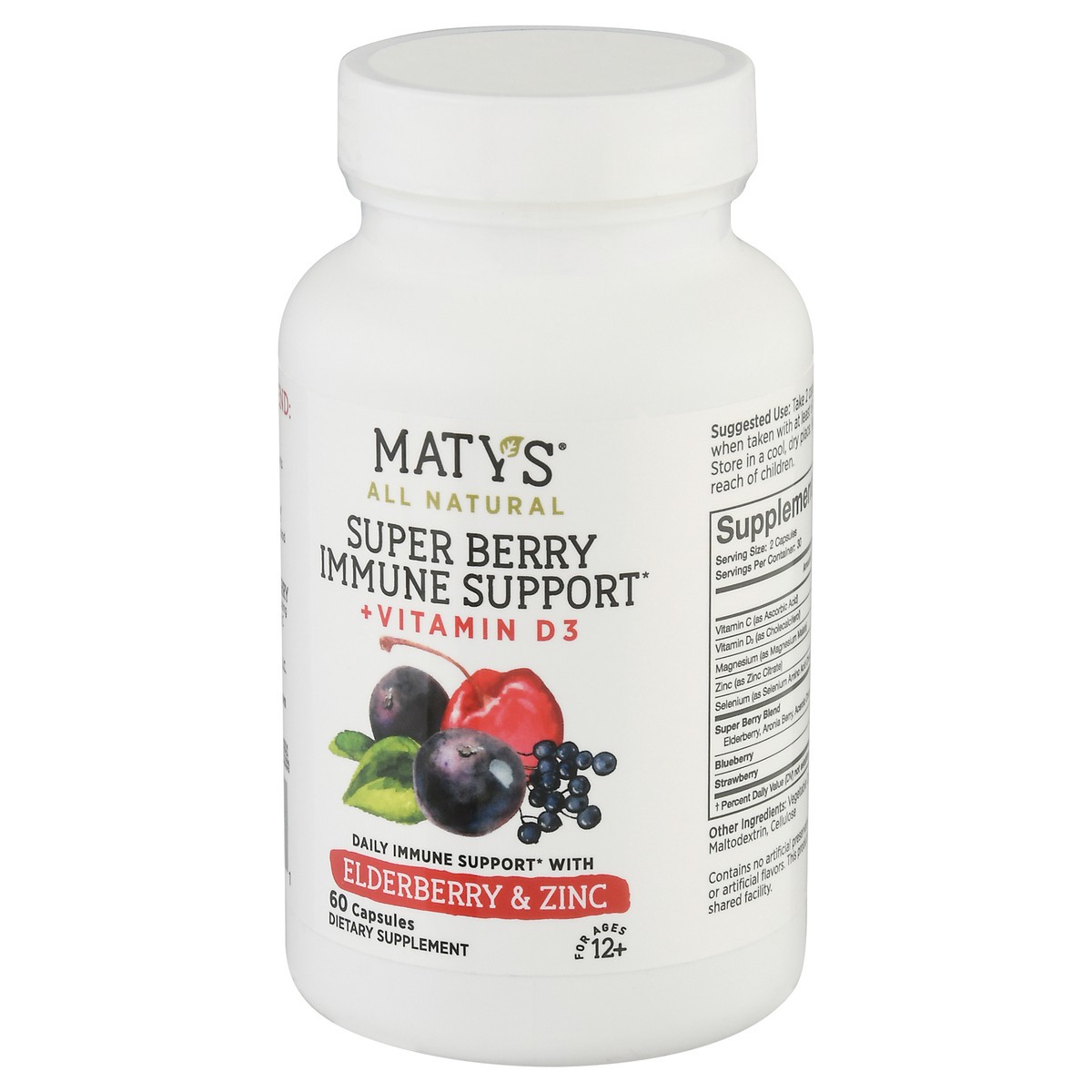 slide 3 of 9, Maty's Super Berry Immune Support, 60 ct