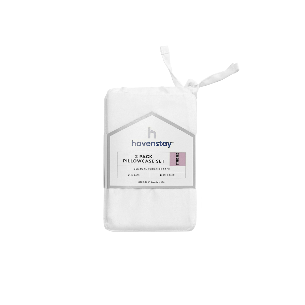 slide 1 of 13, Havenstay Pillowcases, Standard, White, standard