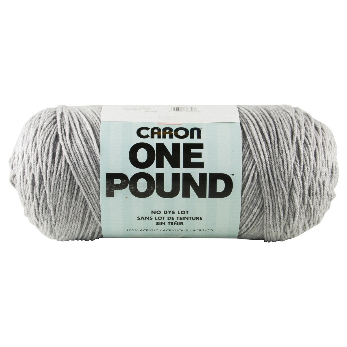 slide 13 of 13, Caron One Pound Yarn, Soft Grey Mix, 16 oz