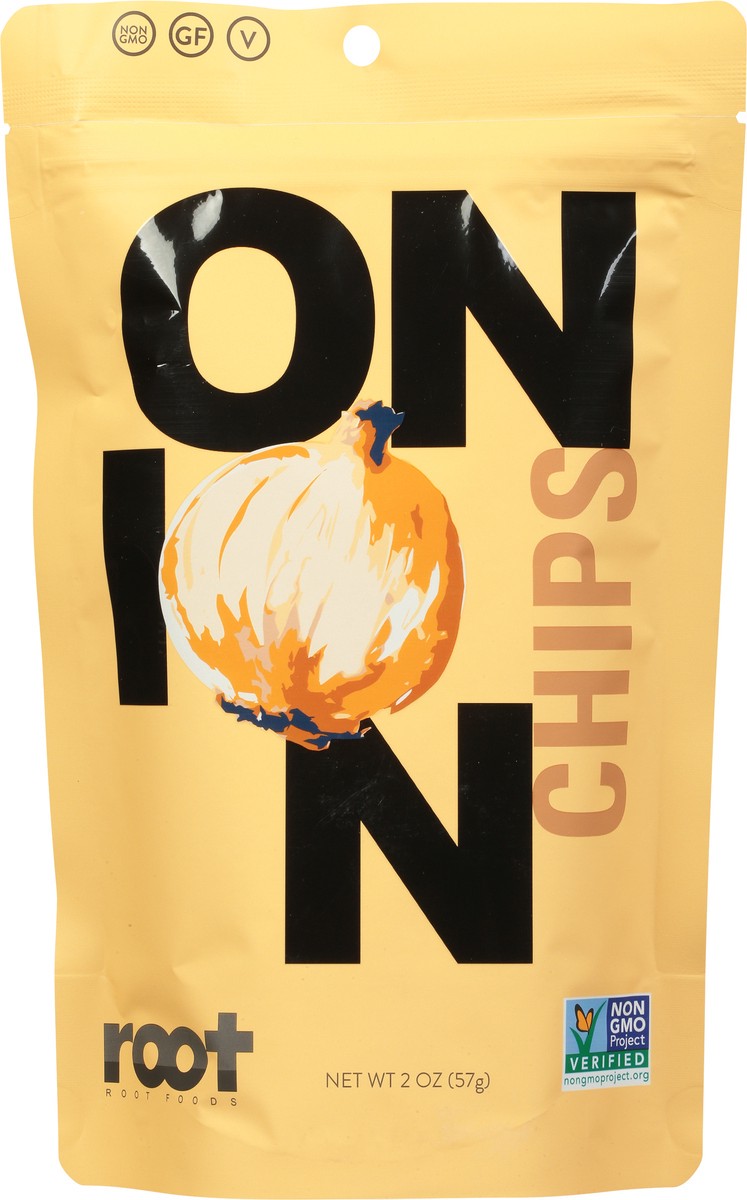 slide 8 of 9, Root Foods Onion Chips - 2 oz, 2 oz