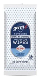 Germ-X Sani Wipes Flow Pack 20 Count