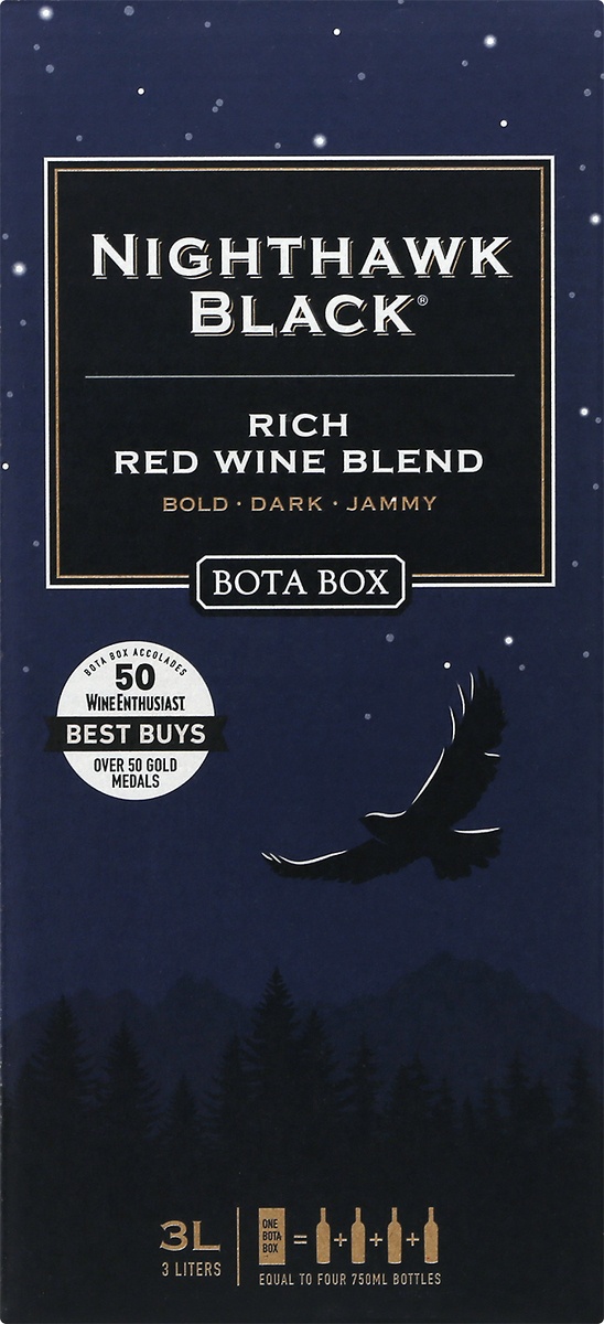 slide 7 of 8, Bota Box Vineyards Bota Box Nighthawk Black, 3 liter