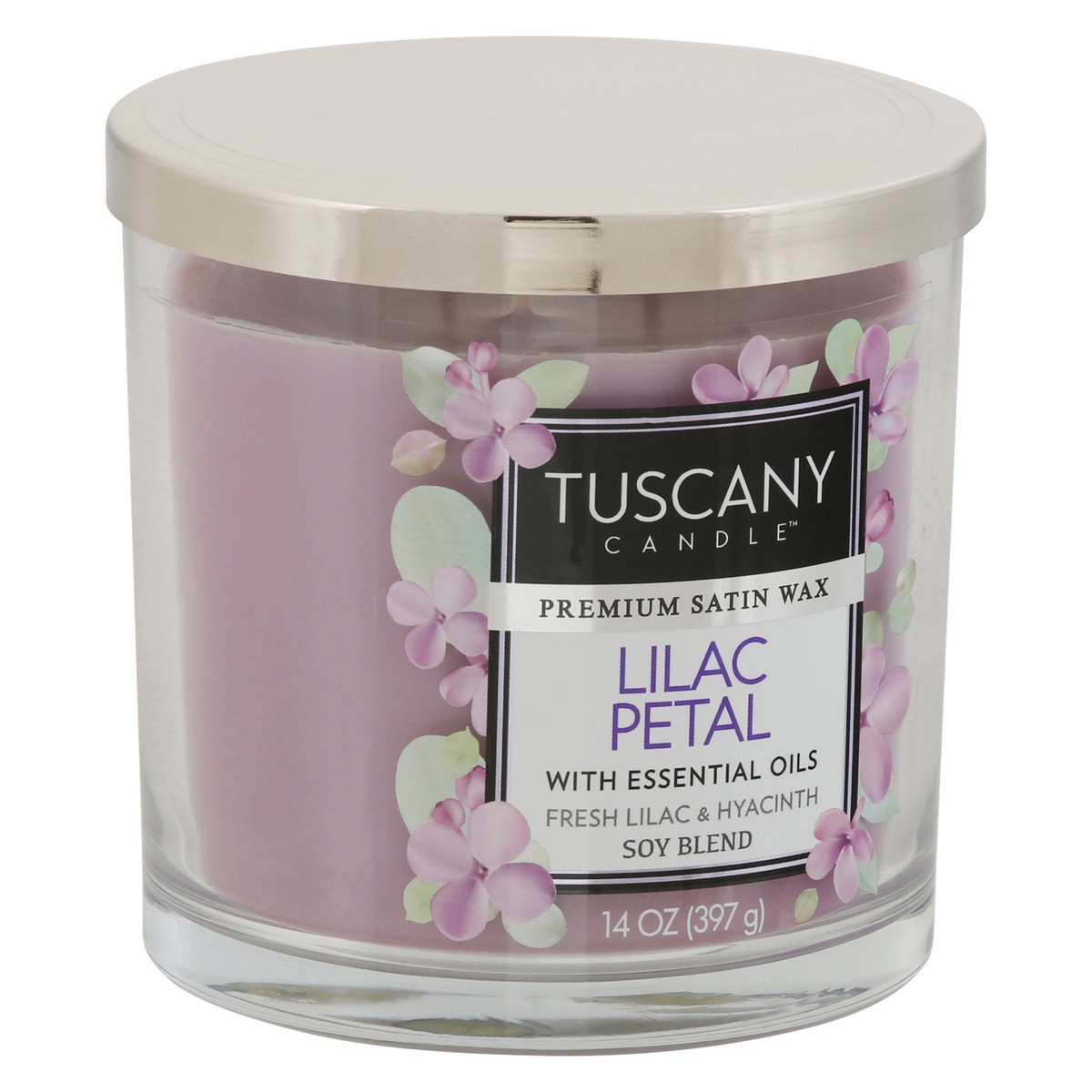 slide 7 of 9, Tuscany Candle Lilac Petal Glass Jar Candle - Purple, 1 ct