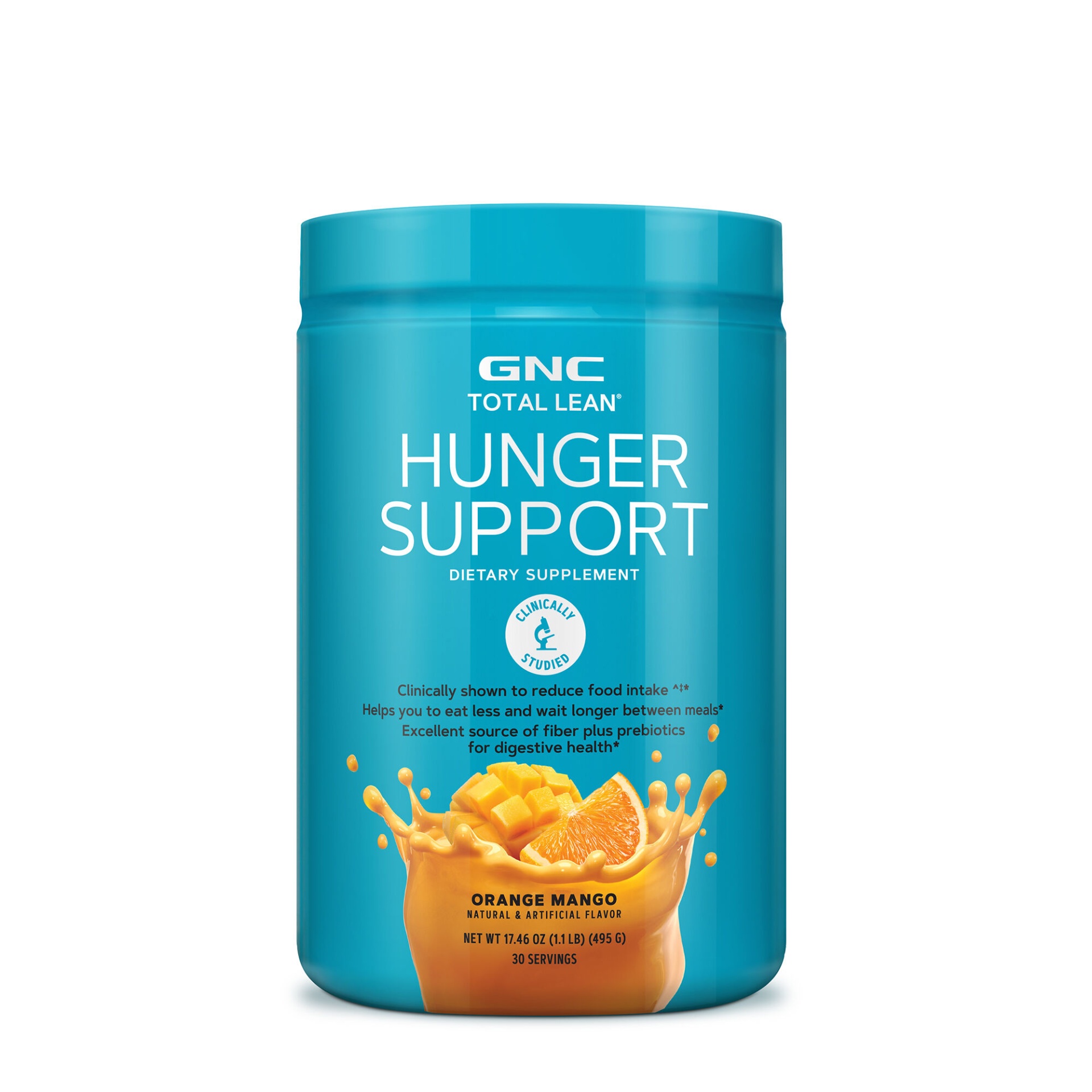 slide 1 of 1, GNC Total Lean Hunger Support - Orange Mango, 1.1 lb