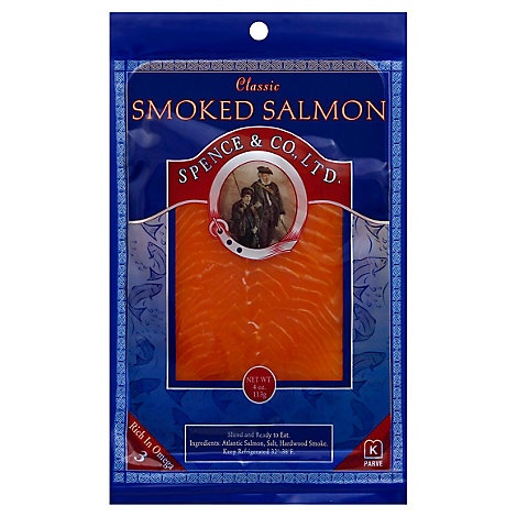 slide 1 of 1, Spence & Co. Spence Salmon Classic Smoked, 4 oz4 oz