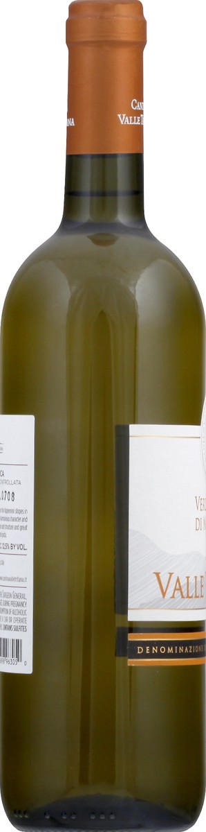 slide 5 of 9, Cantina Valle Tritana White Wine, Verdicchio, Vintage, 25.4 oz