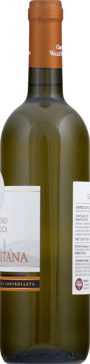 slide 2 of 9, Cantina Valle Tritana White Wine, Verdicchio, Vintage, 25.4 oz