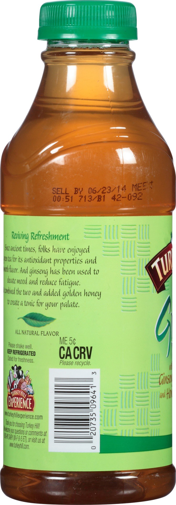 slide 5 of 6, Turkey Hill Green Tea 18.5 fl oz,