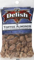 It's Delish Toffee Almonds 3 oz