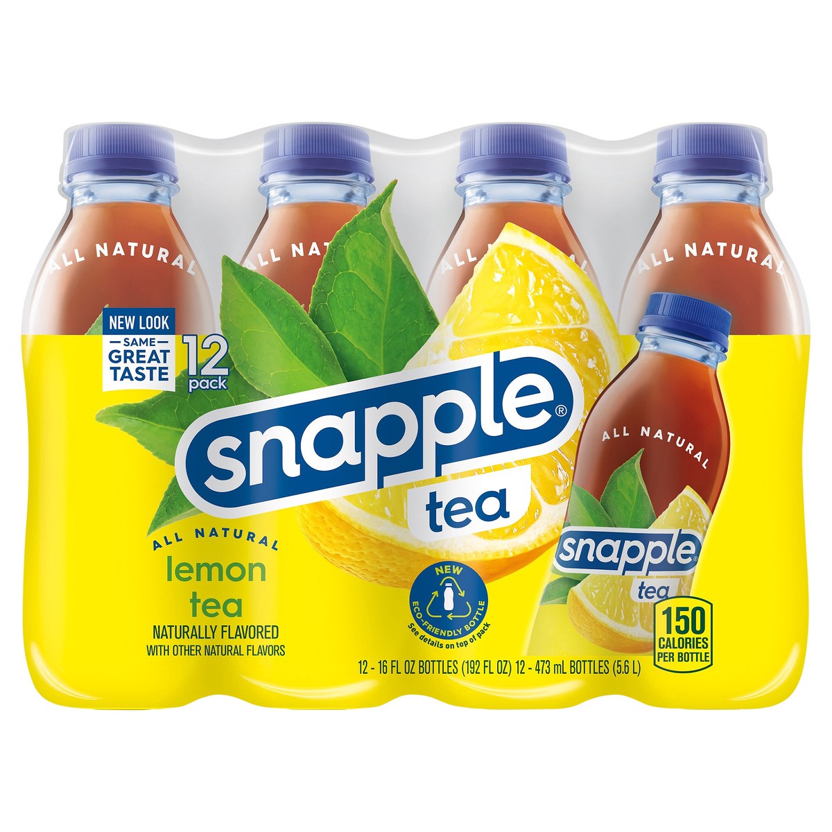 slide 1 of 10, Snapple Lemon Tea - 192 fl oz, 192 fl oz