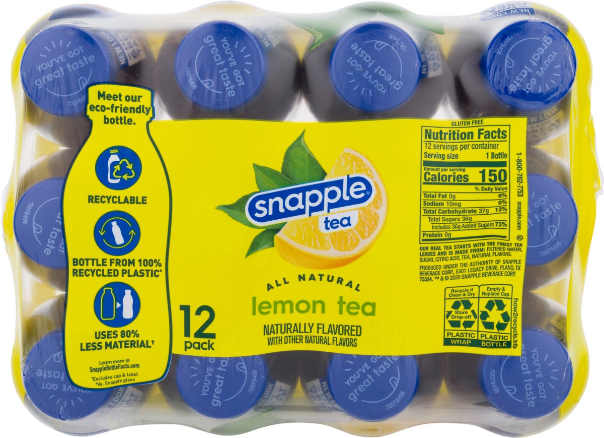 slide 3 of 10, Snapple Lemon Tea - 192 fl oz, 192 fl oz