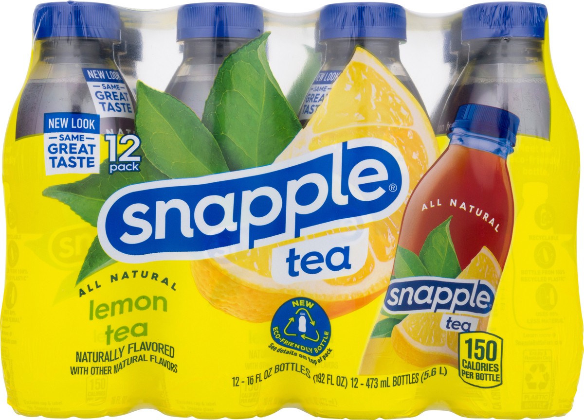 slide 10 of 10, Snapple Lemon Tea - 192 fl oz, 192 fl oz