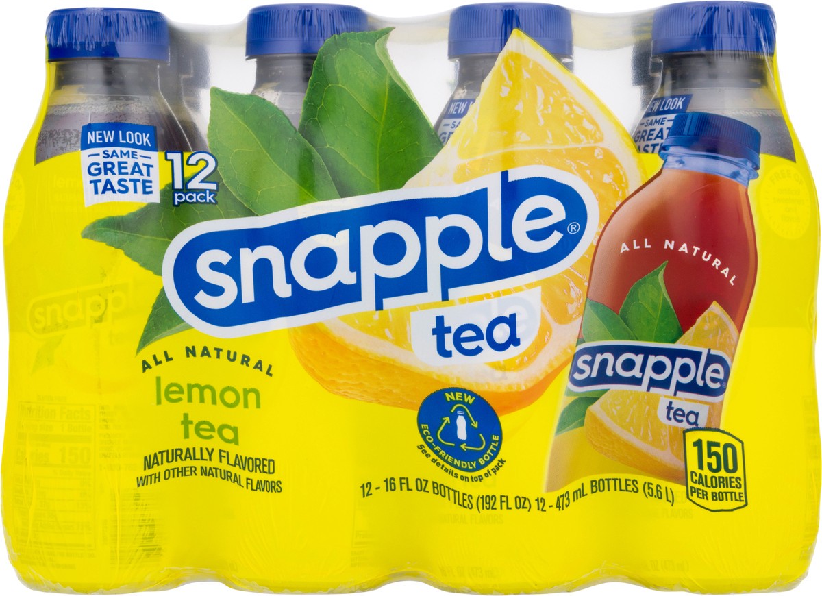 slide 5 of 10, Snapple Lemon Tea - 192 fl oz, 192 fl oz