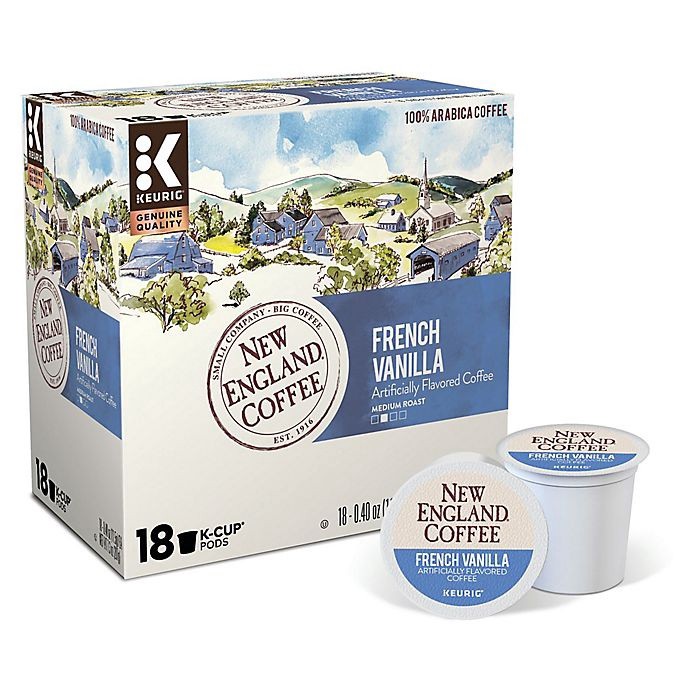 slide 2 of 2, New England Coffee New England French Vanilla Coffee Keurig K-Cup Pods, 18 ct