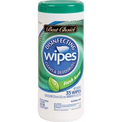 Best Choice Disinfecting Lemon Wipes