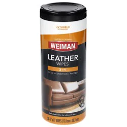Weiman Leather Conditioning Wipes 30 ea