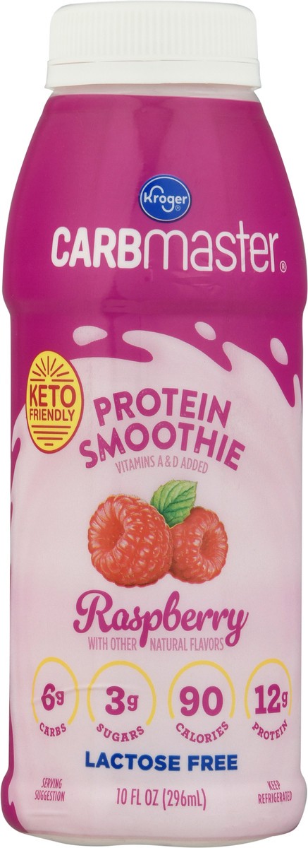 slide 5 of 11, Kroger Carbmaster Raspberry Cream Protein Smoothie, 10 fl oz