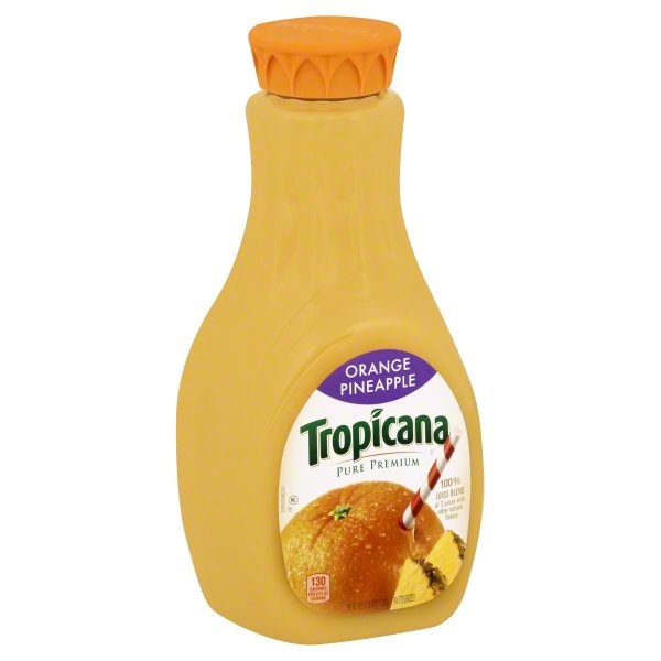 slide 1 of 3, Tropicana Carafe Orange Pineapple Juice, 59 oz