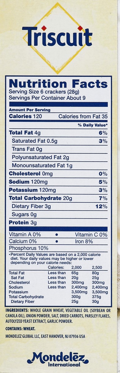 slide 4 of 8, Triscuit Crackers 9 oz, 9 oz