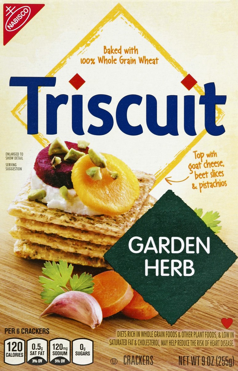 slide 1 of 8, Triscuit Crackers 9 oz, 9 oz