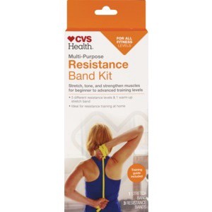 slide 1 of 1, CVS Health Multi-Purpose Resistance Band Kit, 1 ct