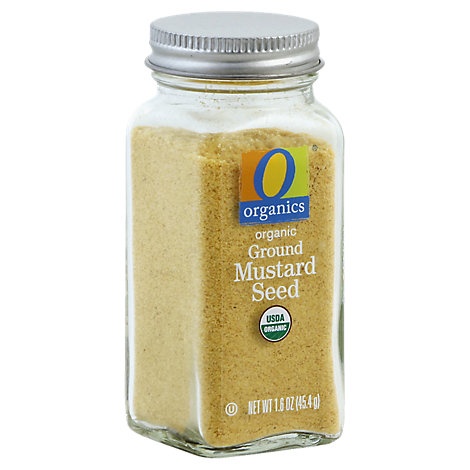 slide 1 of 1, O Organics Organic Seed Ground Mustard, 1.6 oz