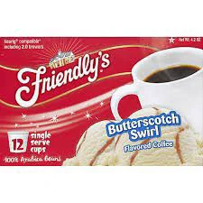Friendly's Butterscotch Coffee Pod
