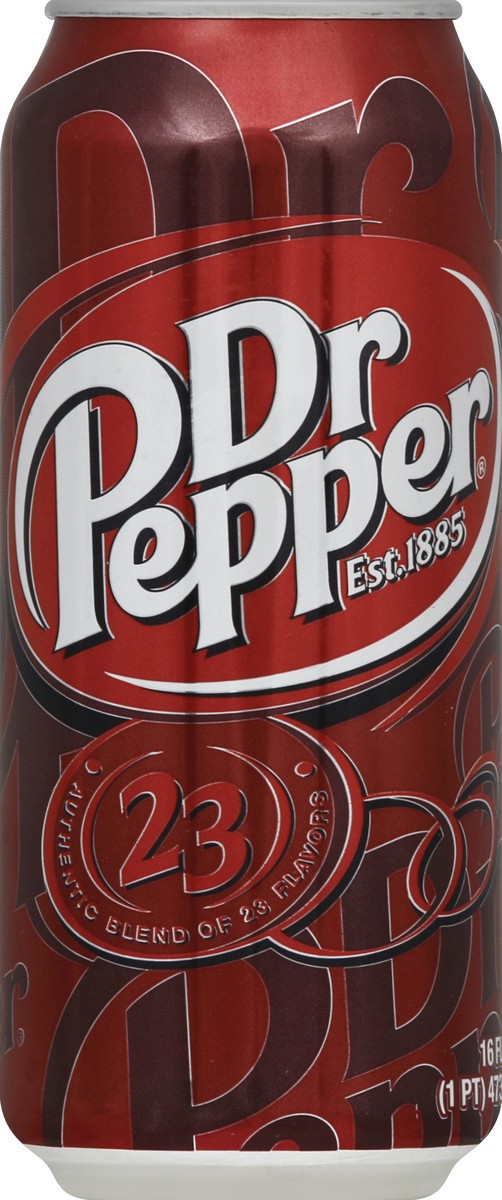 slide 1 of 2, Dr Pepper Soda 16 oz, 16 oz