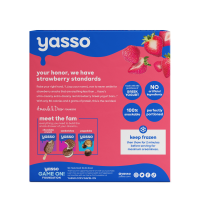 slide 4 of 5, Yasso Yasso Frozen Greek Yogurt Bars Strawberries & Cream Bars 4 3.5fl Oz Bars, 4 ct
