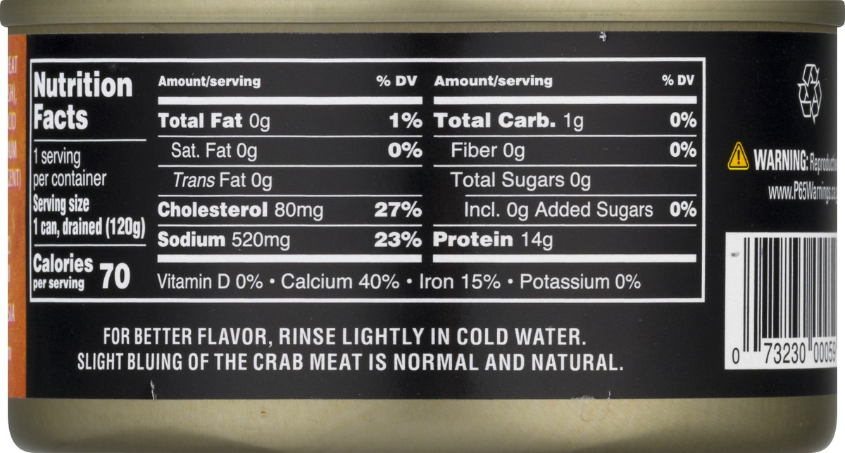 slide 10 of 13, Crown Prince Fancy Pink Crab Meat 6 oz, 6 oz