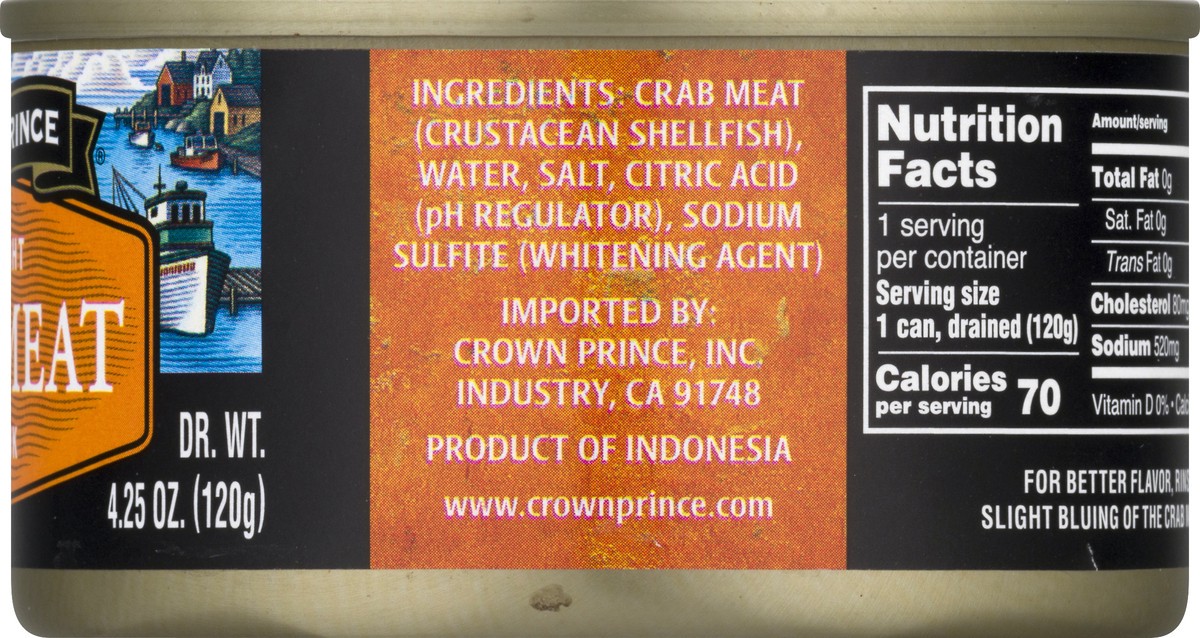 slide 13 of 13, Crown Prince Fancy Pink Crab Meat 6 oz, 6 oz