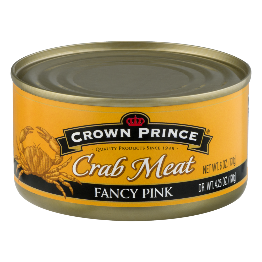 slide 1 of 1, Crown Prince Fancy Pink Crab Meat, 4.25 oz