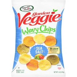 Garden Veggie Sensible Portions Garden Veggie Wavy Chips Sea Salt Vegetable & Potato Snack - 5 oz