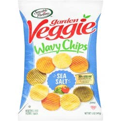Garden Veggie Sensible Portions Garden Veggie Wavy Chips Sea Salt Vegetable & Potato Snack - 5 oz