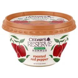 Cedar's Organic Reserve Roasted Red Pepper Hummus