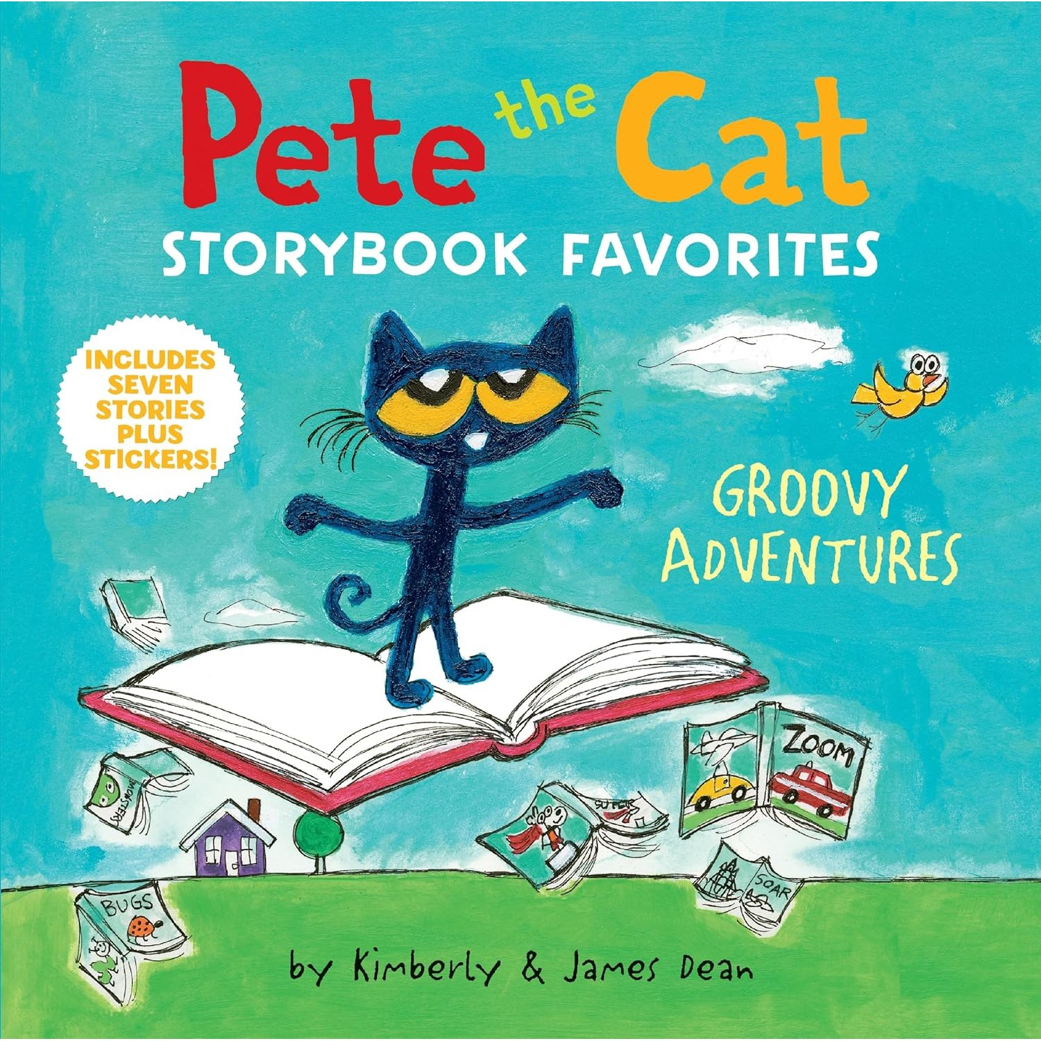 slide 1 of 1, Harper Collins Pete the Cat Storybook Favorites: Groovy Adventures - by James Dean & Kimberly Dean (Hardcover), 1 ct