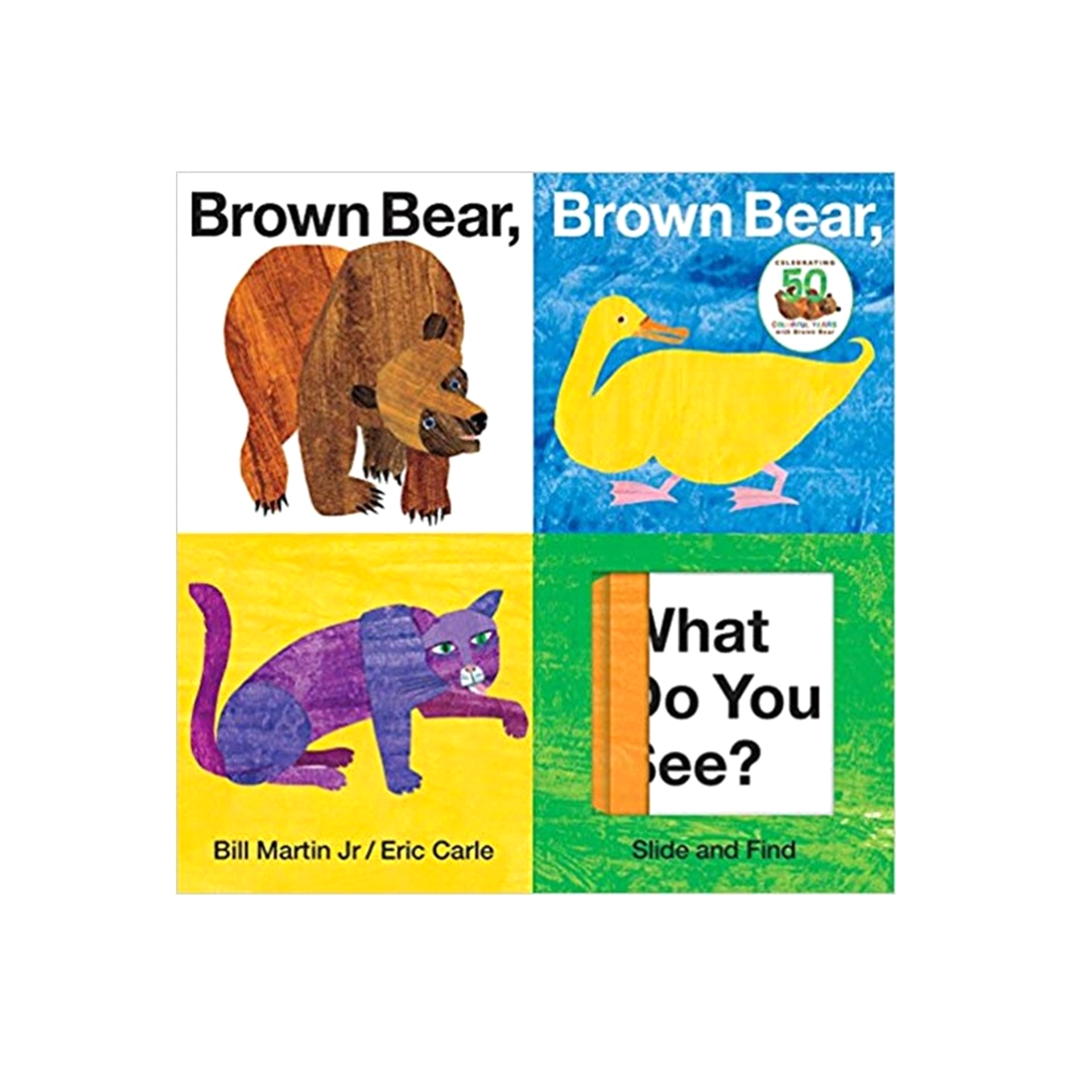 slide 1 of 1, Brown Bear Slide and Find By Bill Martin Jr. (Author) Eric Carle (Illustrator), 1 ct