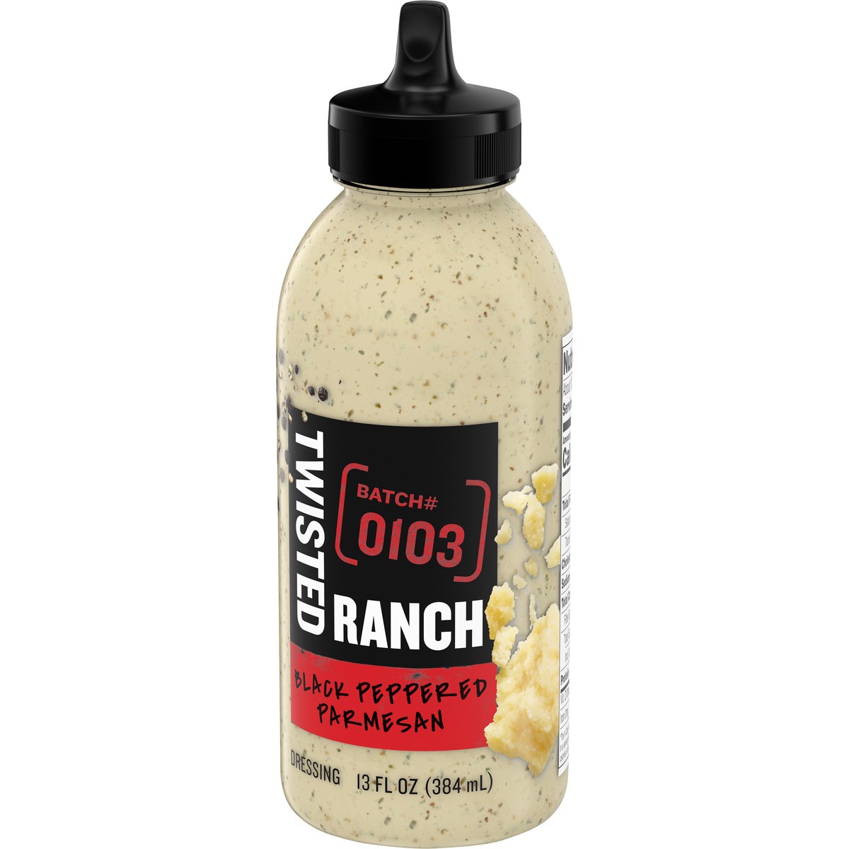 slide 8 of 14, Twisted Ranch Black Peppered Parmesan Sauce & Dressing, 13 fl oz Bottle, 13 fl oz