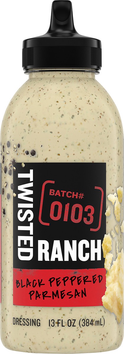 slide 10 of 14, Twisted Ranch Black Peppered Parmesan Sauce & Dressing, 13 fl oz Bottle, 13 fl oz