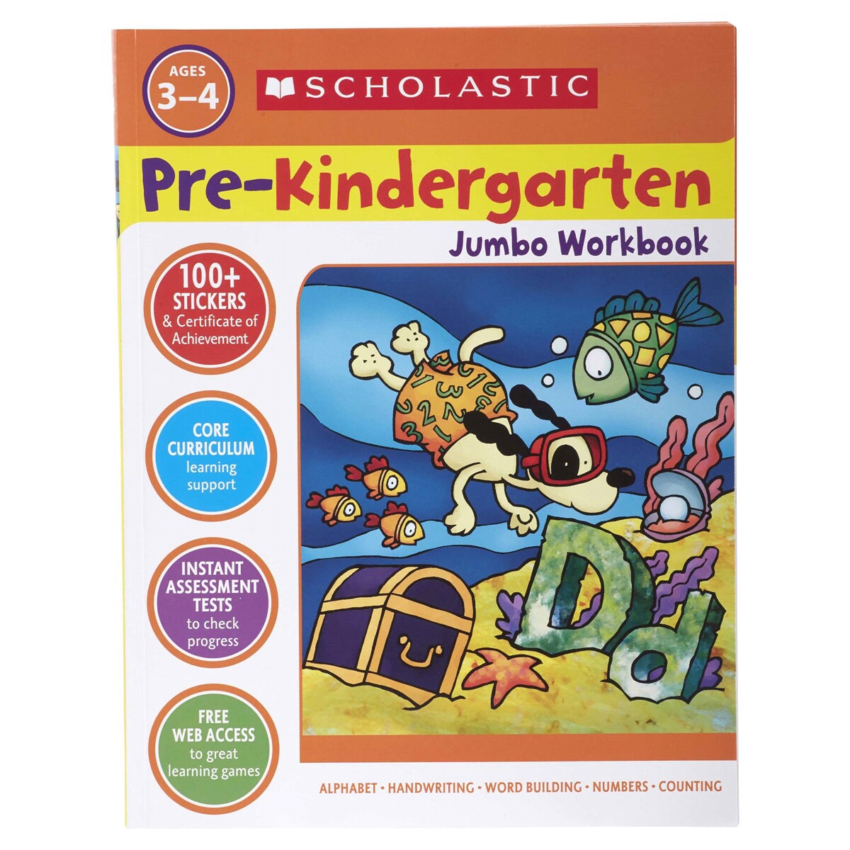 slide 1 of 2, Pre-Kindergarten Jumbo Workbook By Scholastic, 1 ct