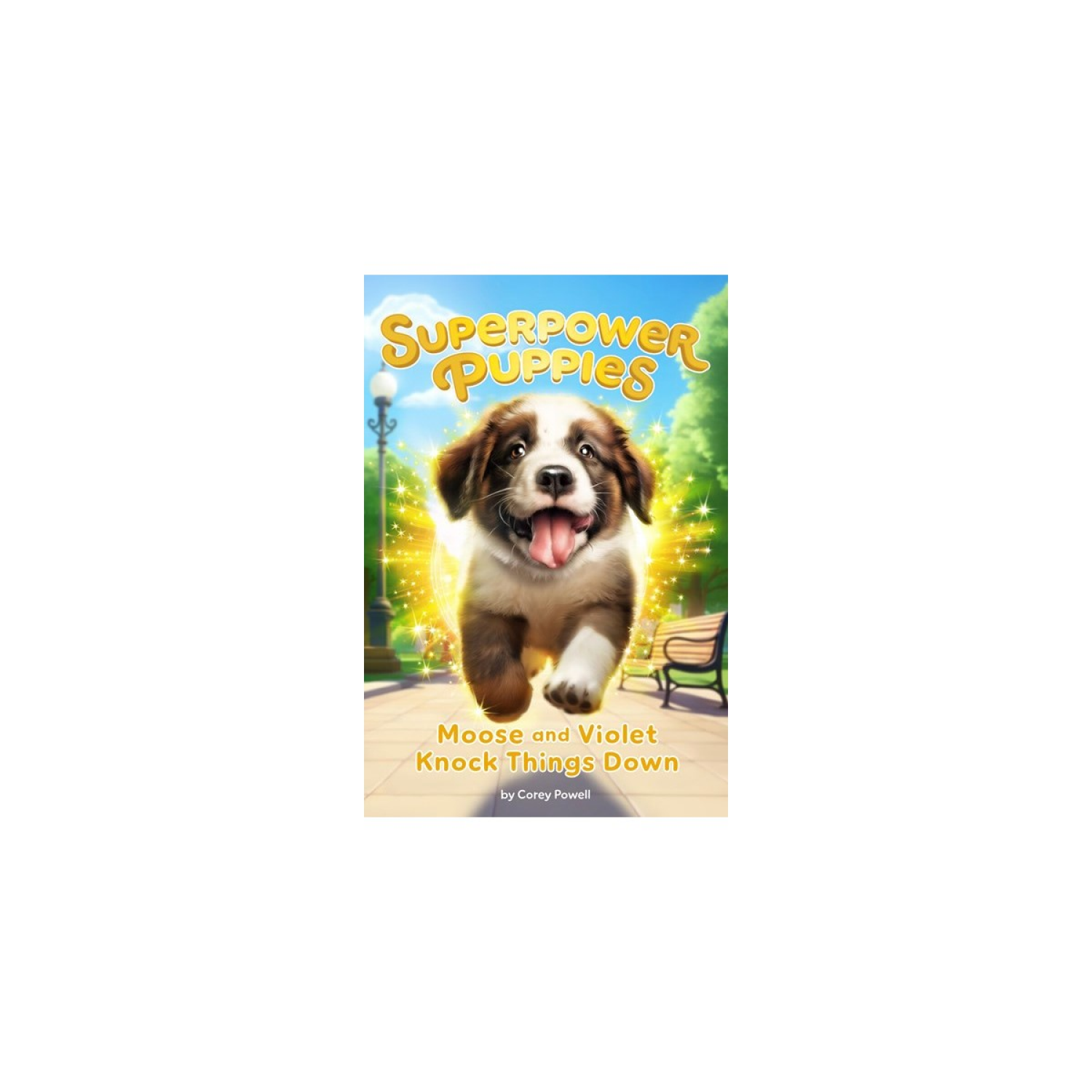 slide 1 of 1, Moose And Violet Knock Things Down By Corey Powell, 1 ct