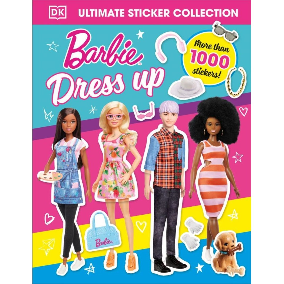 slide 1 of 1, Barbie Dress Up Ult Stker Coll By Dk, 1 ct