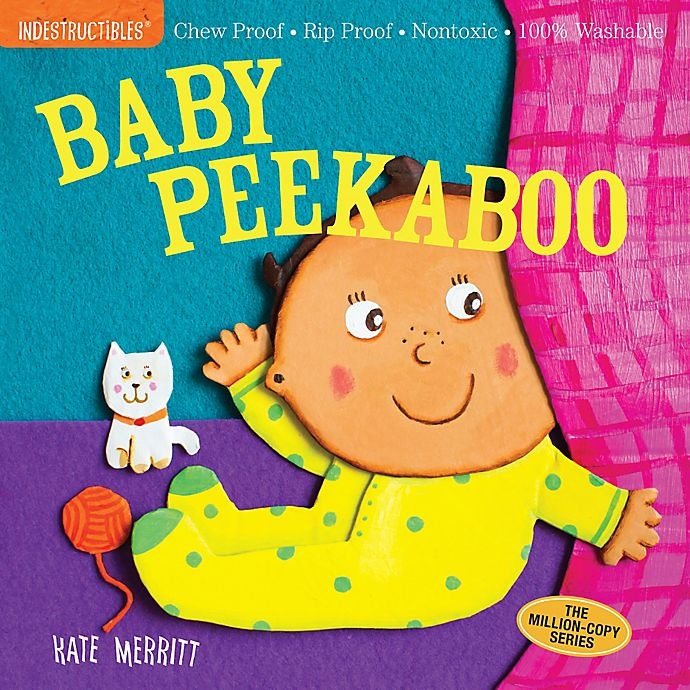slide 1 of 1, Indestructibles Baby Peekaboo" Book by Kate Merritt", 1 ct