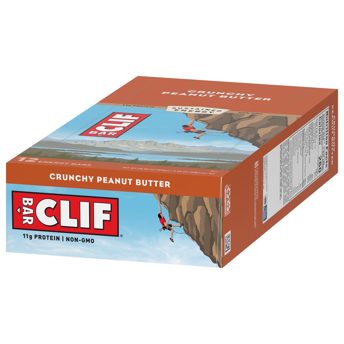 slide 3 of 9, CLIF Crunchy Peanut Butter Energy Bars 12 - 2.40 oz Bars, 12 ct