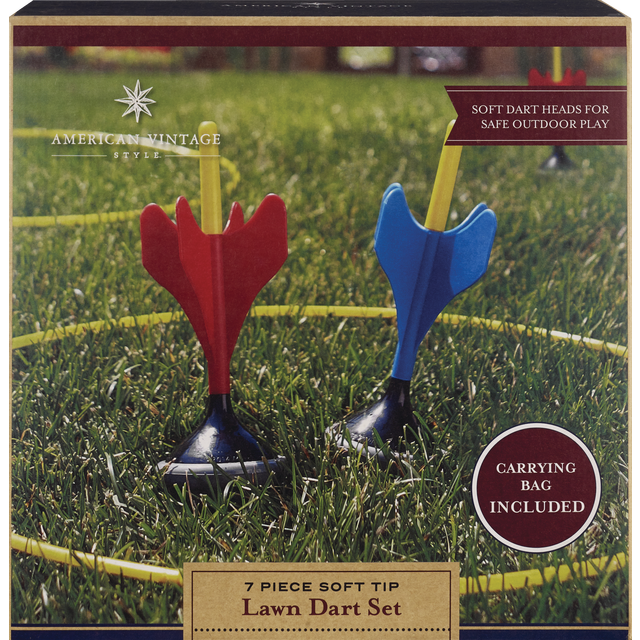 slide 1 of 1, Av 7Pc Soft Tip Lawn Dart Set, 1 ct