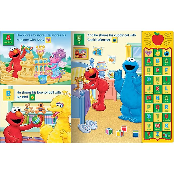 slide 3 of 3, Sesame Street Apple ABCs with Elmo!" Sound Book", 1 ct