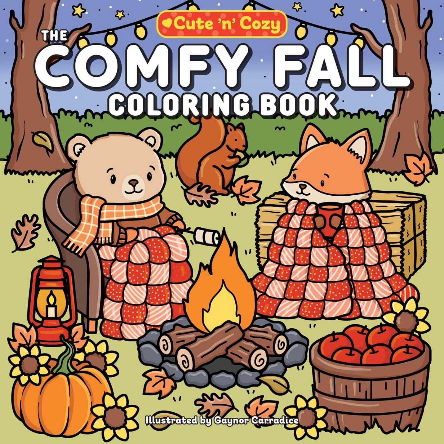 slide 1 of 1, Simon & Schuster The Comfy Fall Coloring Book - (Cute and Cozy) - by Gaynor Carradice (Paperback), 1 ct