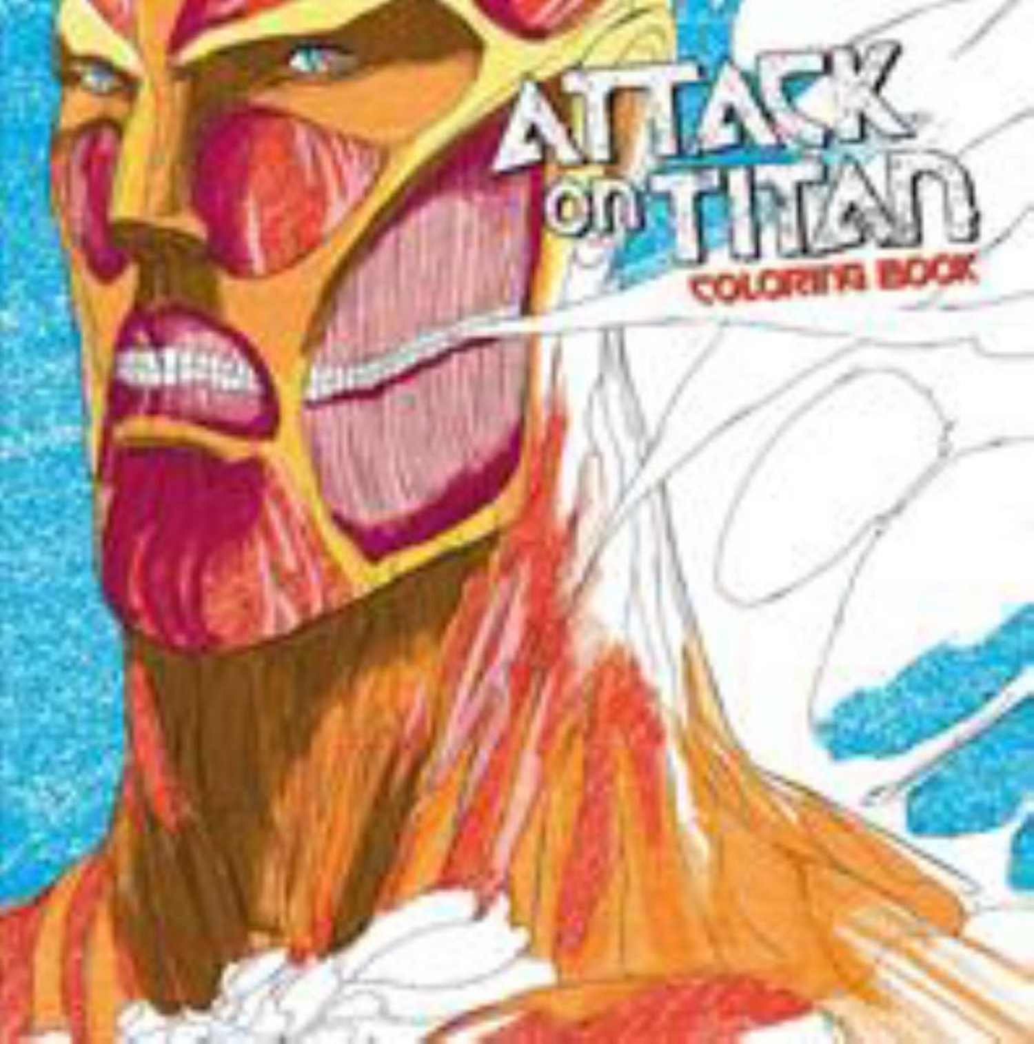 slide 1 of 1, Attack On Titan Coloring Book By Hajime Isayama, 1 ct