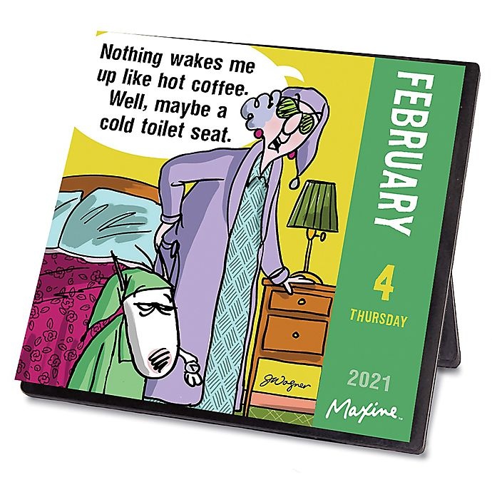 slide 2 of 6, TF Publishing Maxine 2021 Daily Desktop Calendar, 1 ct